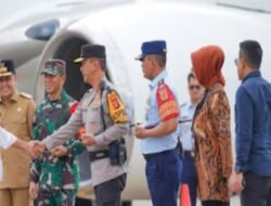 Ketua DPRD Sumsel Sambut Kedatangan Presiden RI Dalam Rangka Muktamar IMM XX Tahun 2024