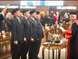 Pimpinan DPRD Provinsi Sumsel Masa Jabatan 2024-2029 Resmi Dilantik