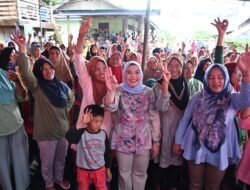 Kampanye Di Kecamatan Mulak Ulu, Cabup Lahat Nomor Urut 3, Hj Lidyawati Sampaikan Program Prioritas