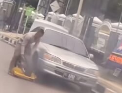 Dishub Palembang Lapor Ke Polisi, Pelanggar Parkir Bawa Lari Gembok Roda