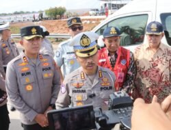 Peninjauan Jalan Lalulintas Sumatera Palembang-Banyuasin Dalam Mendukung Arus Mudik Menjelang Hari Raya idul Fitri 1446 H