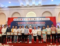 Alvin Kennedy Hadir Pada Donor Darah Paguyuban Tionghoa se-Sumatera Selatan