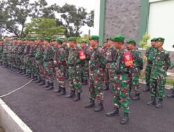 Sambut Hari Raya Idul Fitri Kodim 0418/Palembang Siagakan Prajurit