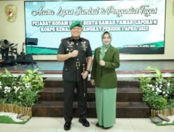 Korp Raport Dandim Palembang Naik Pangkat Kolonel