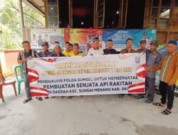 Peran Serta Elemen Masyarakat Sungai Ceper dalam Memberantas Pembuatan Senpira
