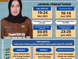 SPMB SD Negeri 106 Palembang Siap Menerima Murid Baru
