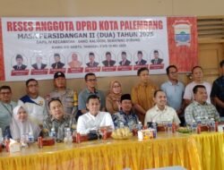 Harya Pratystha Endhie Putra Reses Bersama Anggota DPRD Kota Palembang, Di SMP Negeri 53 Palembang
