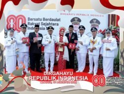 Satu Ilir Bersatu, Lurah Rudi Ikuti Upacara di Jakabaring