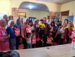 Kebersamaan dan Kepedulian, Windrianto Hadiri Program Pembagian Susu untuk Balita