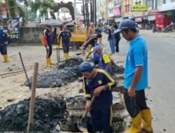 Jalan Siaran Bebas Genangan, Pane Camat Sako Gerak Cepat Normalisasi Saluran