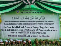 Wujud Kepedulian terhadap Pendidikan Religius, Lurah Sungaibuah Hadiri Haflah Tahfizh dan Peletakan Batu Pertama