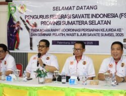 Pengurus Savate Sumsel Gelar Rapat Pemantapan Jelang Pelantikan dan Kejurda Pertama Tahun 2025