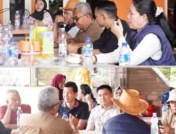 Pj. Camat Kertapati Bapak Rifandi Putra, S.STP., M.Si didampingi Kasi Pemerintahan Bapak Syamsudin, SE., M.Si dan Lurah Karyajaya Ibu Deo Ledy Vera, ST., MM Menghadiri Klarifikasi Lahan Tower 6