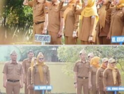 Apel pagi di lingkungan Kantor Camat Kertapati, Kota Palembang, Rifandi Putra Bertindak Sebagai Pembina