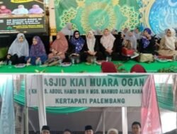 Dzikir & Haul Akbar di Masjid Kiai Marogan Kecamatan Kertapati Palembang Di hadiri Camat Kertapati  Rifandi Putra