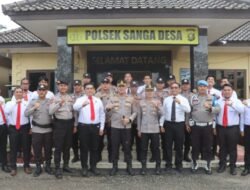 Kunjungi Polsek Sanga Desa, Kapolres Muba AKBP Ruri Prastowo Tekankan Sinergi dan Pelayanan Humanis